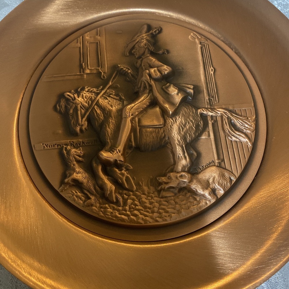1977&78 COPPER PLATES -‎ YANKEE DOODLE & LOOKING OUT TO SEA Creative World - Picture 2 of 5
